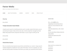 Tablet Screenshot of factormedia.com